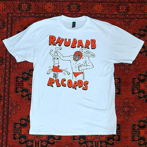 Rhubarb Records X Worldeater Tee (Wrestler)