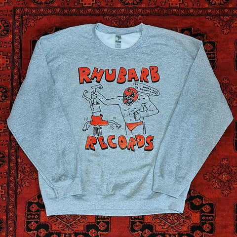 Rhubarb Records X Worldeater Sweater (Wrestler)