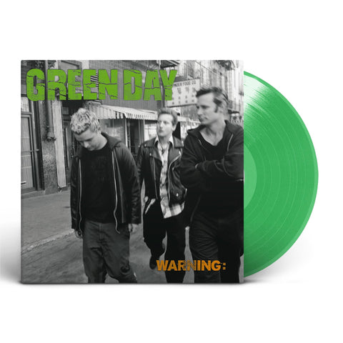 Green Day - Warning (LP, Limited Edition Fluorescent Green Vinyl)