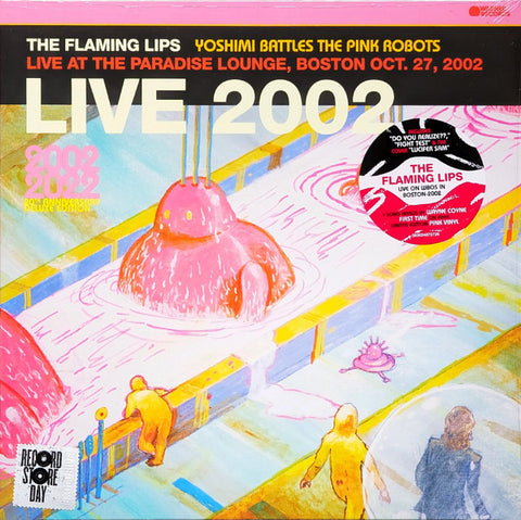 The Flaming Lips - Yoshimi Battles The Pink Robots: Live At The Paradise Lounge 2002 (LP, Pink Vinyl)