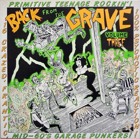 Back From The Grave - Volume Three: Crazed, Frantic, Mid-60s Garage Punkers! (LP, Gatefold)