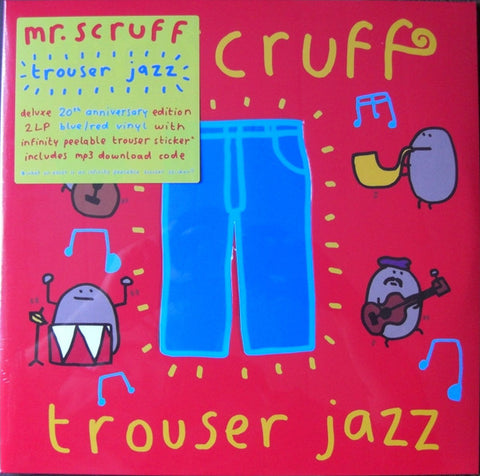 Mr. Scruff - Trouser Jazz (2xLP, Gatefold, 20th Anniversary Blue/Red Vinyl)