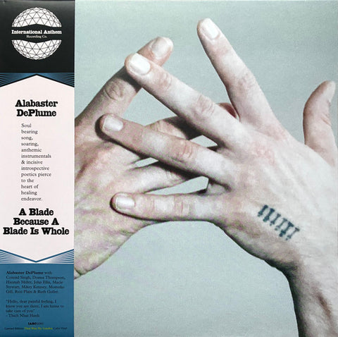 Alabaster DePlume - A Blade Because A Blade Is Whole (LP)