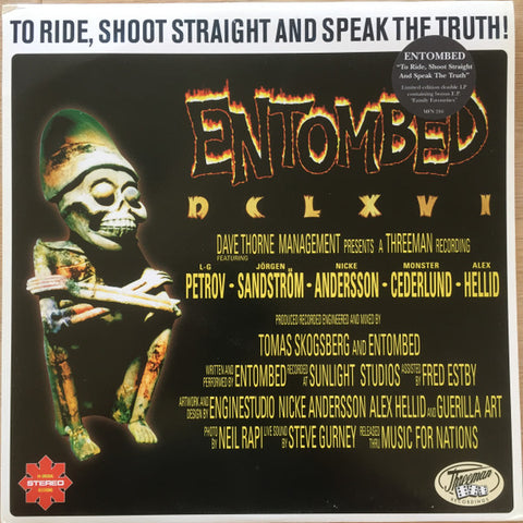 Entombed - To Ride, Shoot Straight and Speak the Truth (LP)