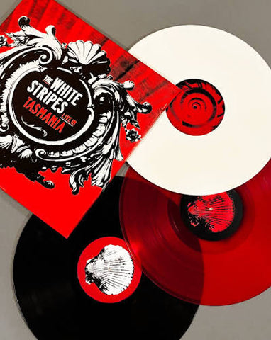The White Stripes - Live in Tasmania (3LP, Tri-Gatefold, 12" Single, Red, White, Black) VG+
