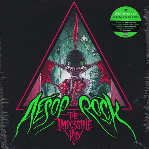 Aesop Rock - The Impossible Kid (2xLP Green & Pink Neon Vinyl)