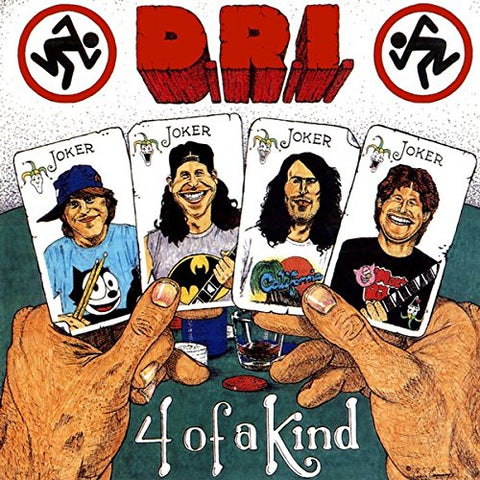 D.R.I. - 4 Of A Kind (LP, Ltd Red/Black Vinyl, 1500 Copies)