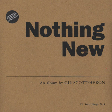 Gil Scott-Heron - Nothing New (LP)